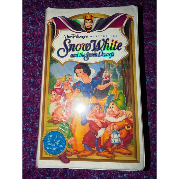 Disney Other - Disney Snow White and the Seven Dwarfs VHS Masterpiece Collection Sealed